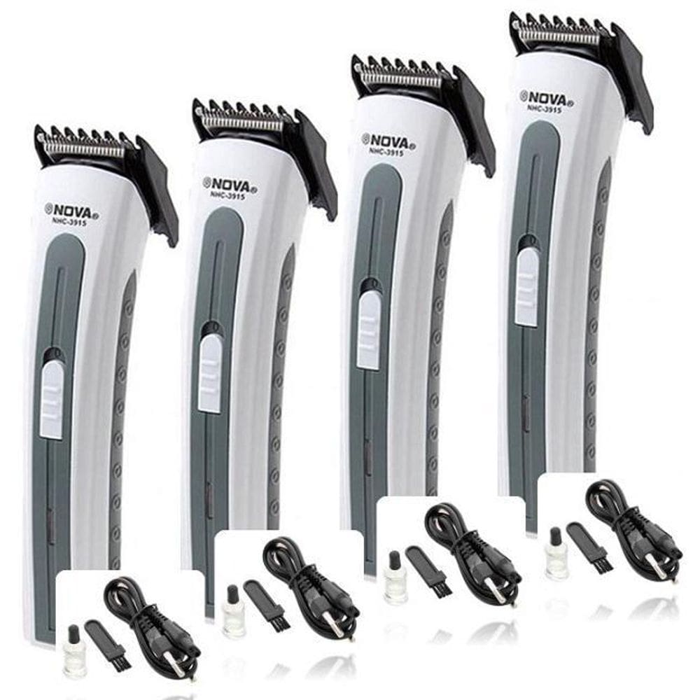 4 Barbeador Aparador Noua 3915 Sem Fio Barba Pezinho