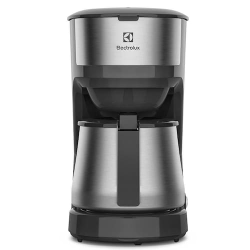 imagem-Cafeteira Elétrica Electrolux com Jarra Inox Granite Gray Efficient para Café em Pó - ECM22 - 110V