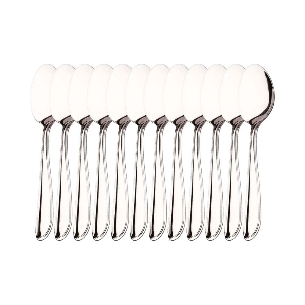 Kit 12 Colheres de Sobremesa Hercules Monterrey Aço Inox 1340-004