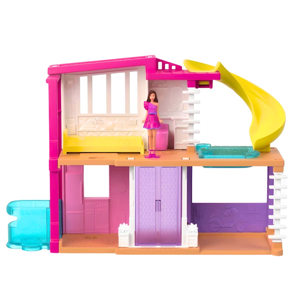 Barbie Land Mini Casa De Boneca Surpresa HYF44 Mattel