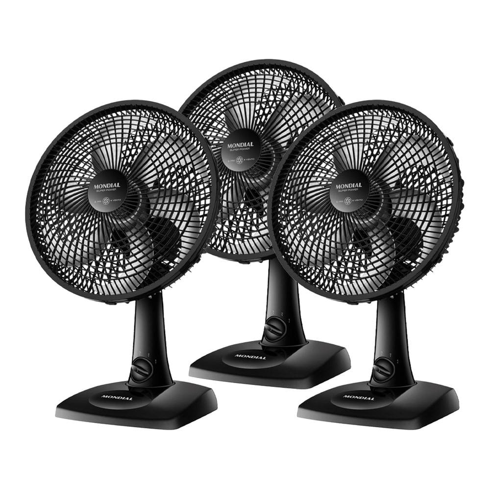 Kit 3 und Ventilador 30Cm Vsp-30-B 127V