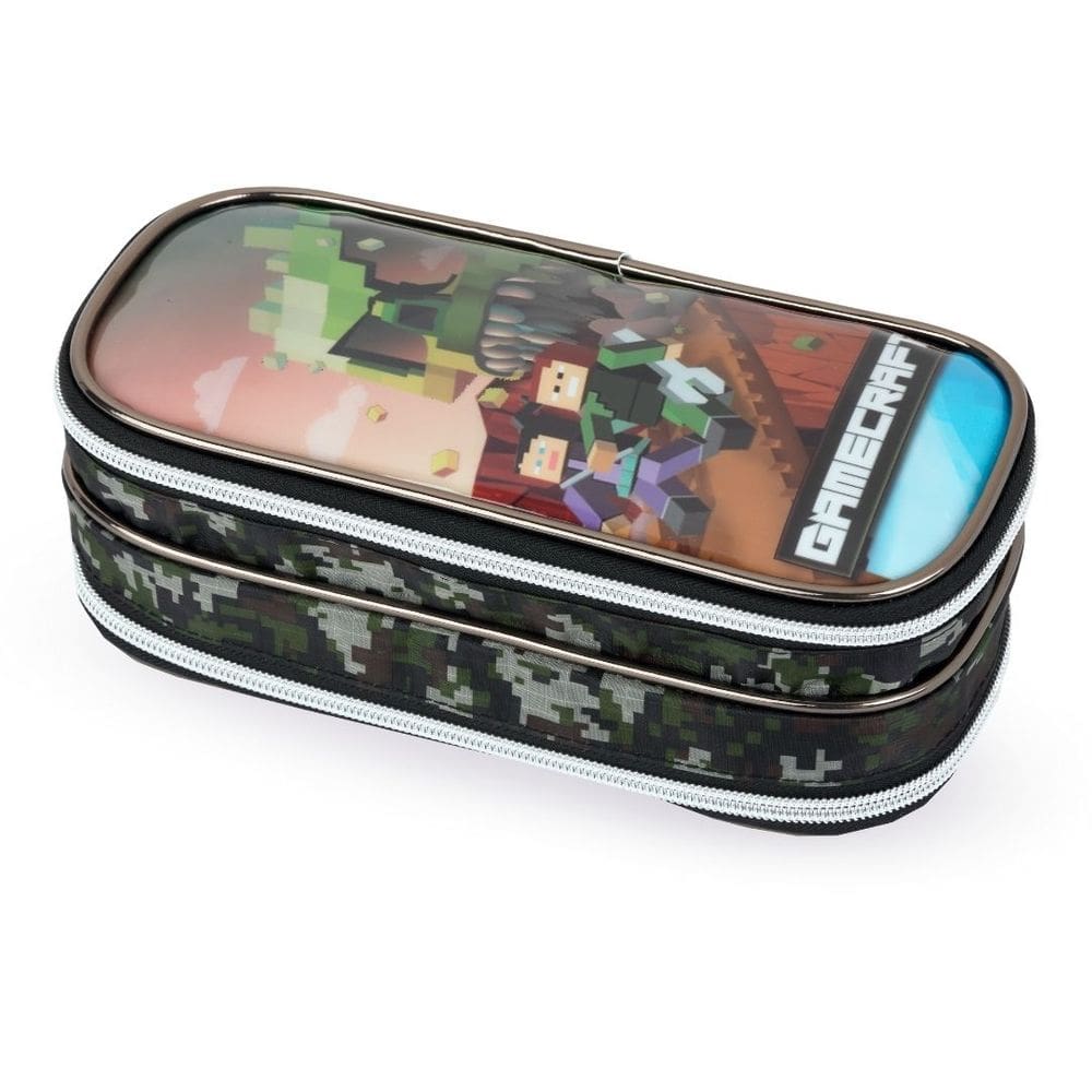 Estojo Duplo Box Escolar Infantil Gamegraft
