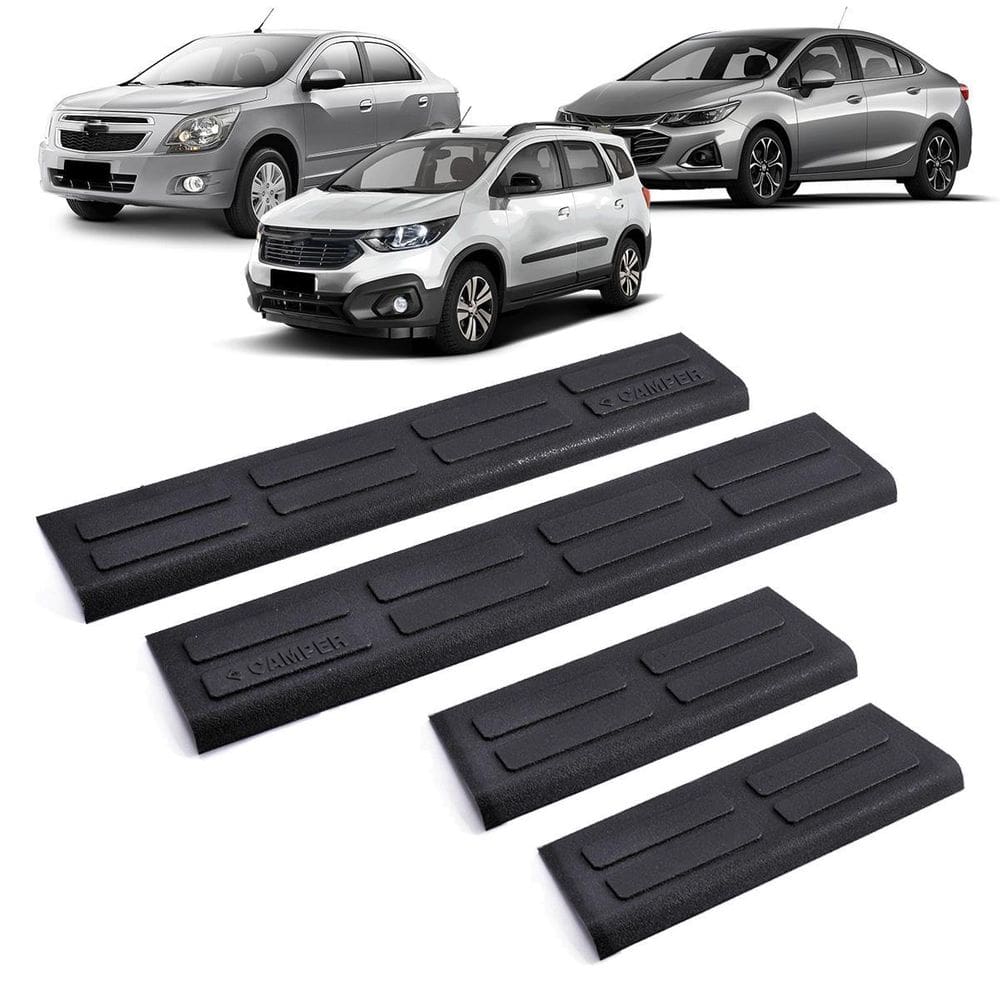 Soleira Porta Plástico Injetado Preto Cruze 2017