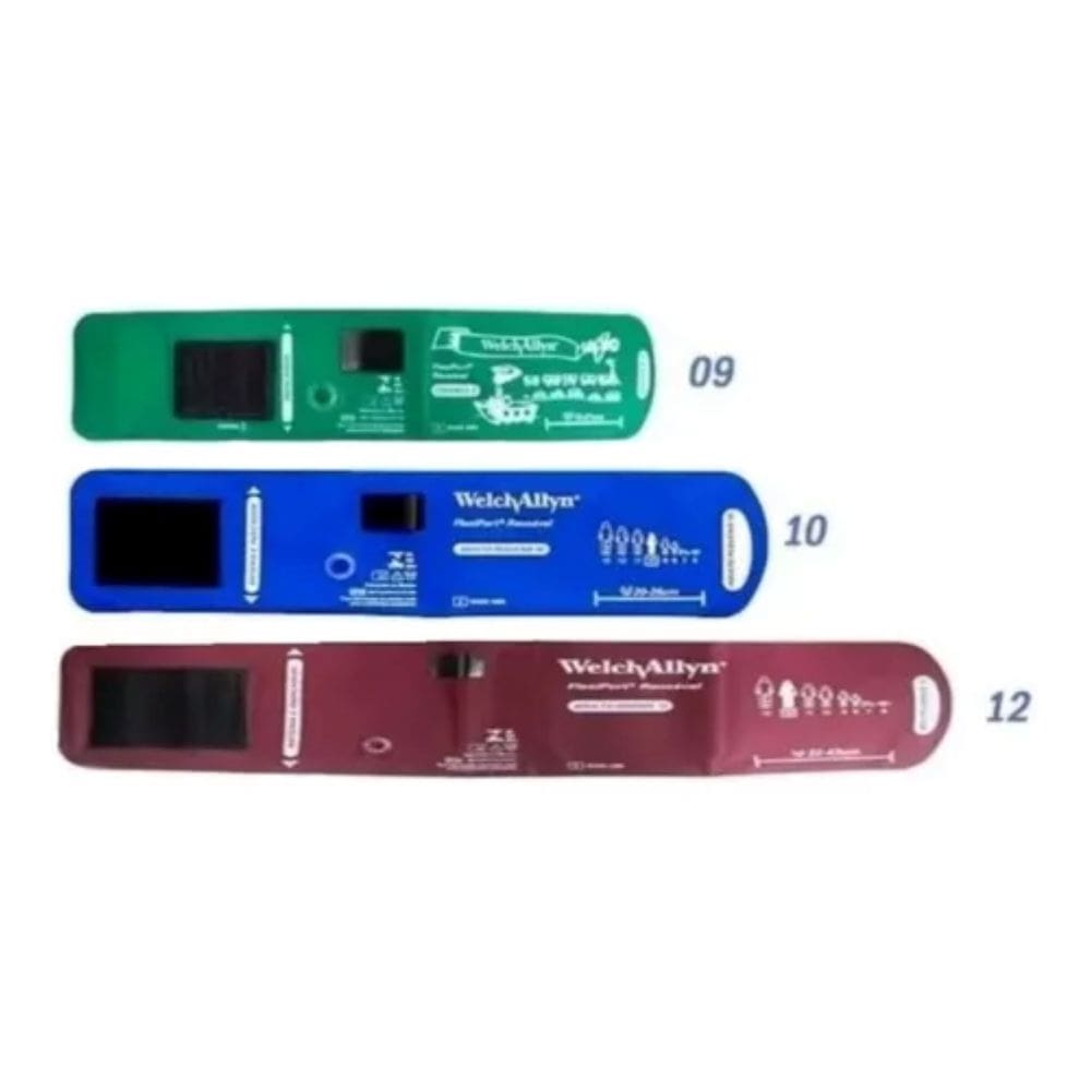 Kit 3 Braçadeiras P Ds44 Welch Allyn Nº 9 10 12 - 15 A 43 Cm