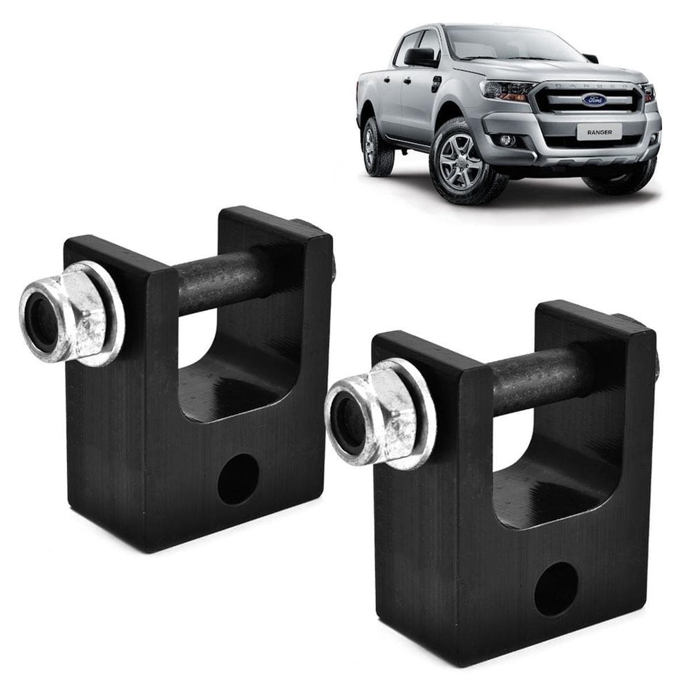 Kit 2 Prolongador Amortecedor Traseiro Ranger Dupla