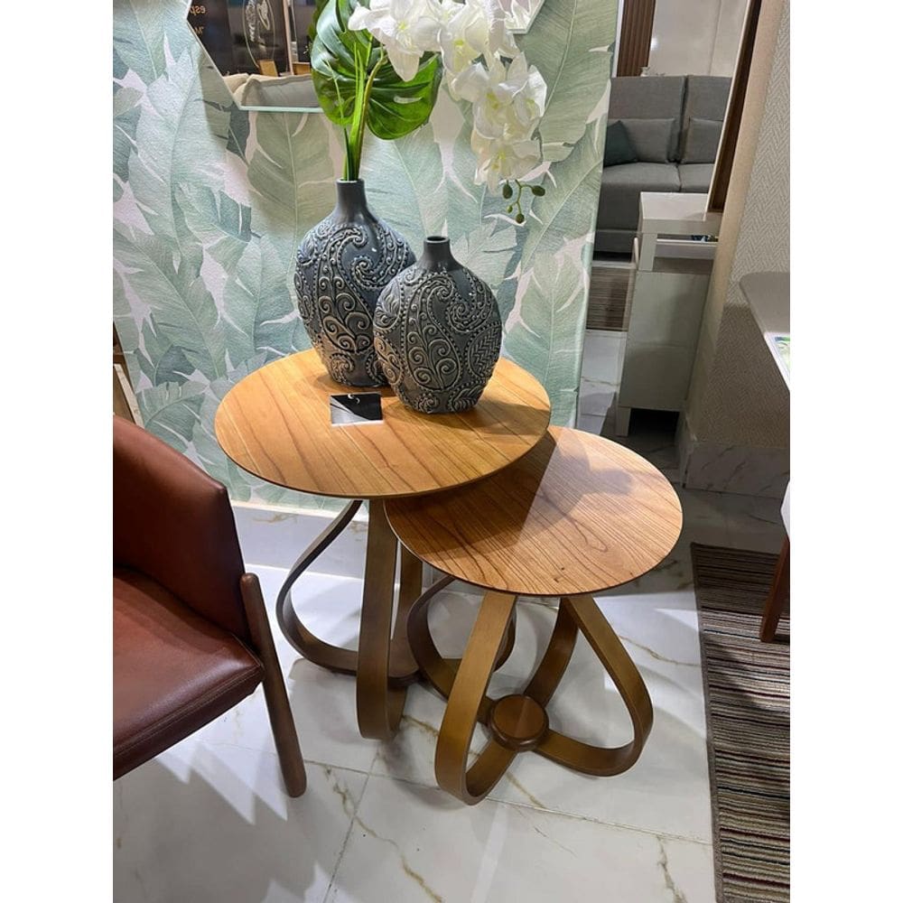 Mesas de Apoio Decorativas - Roma - Jacaré Móveis