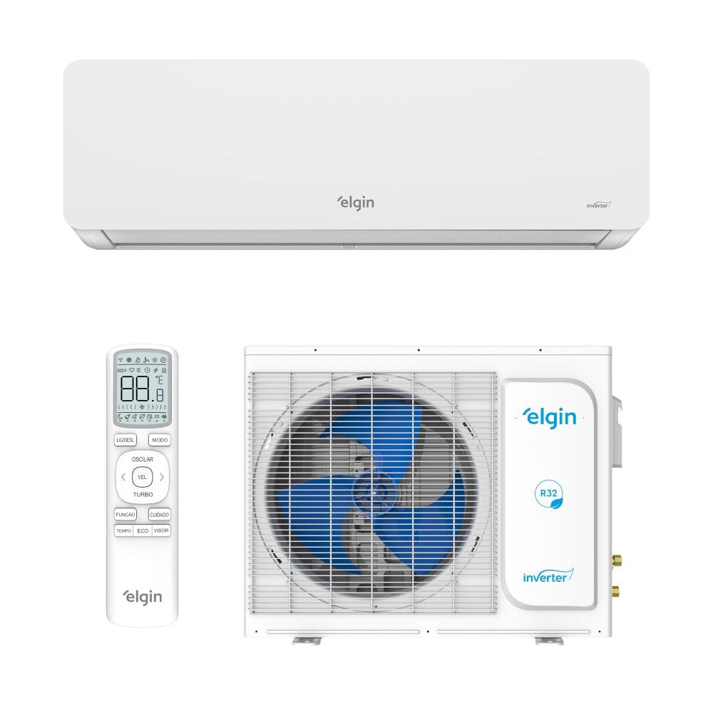 Ar Condicionado Split Hi Wall Inverter Elgin 3000 Btus Quente e Frio Eco Dream Wi-fi 220v