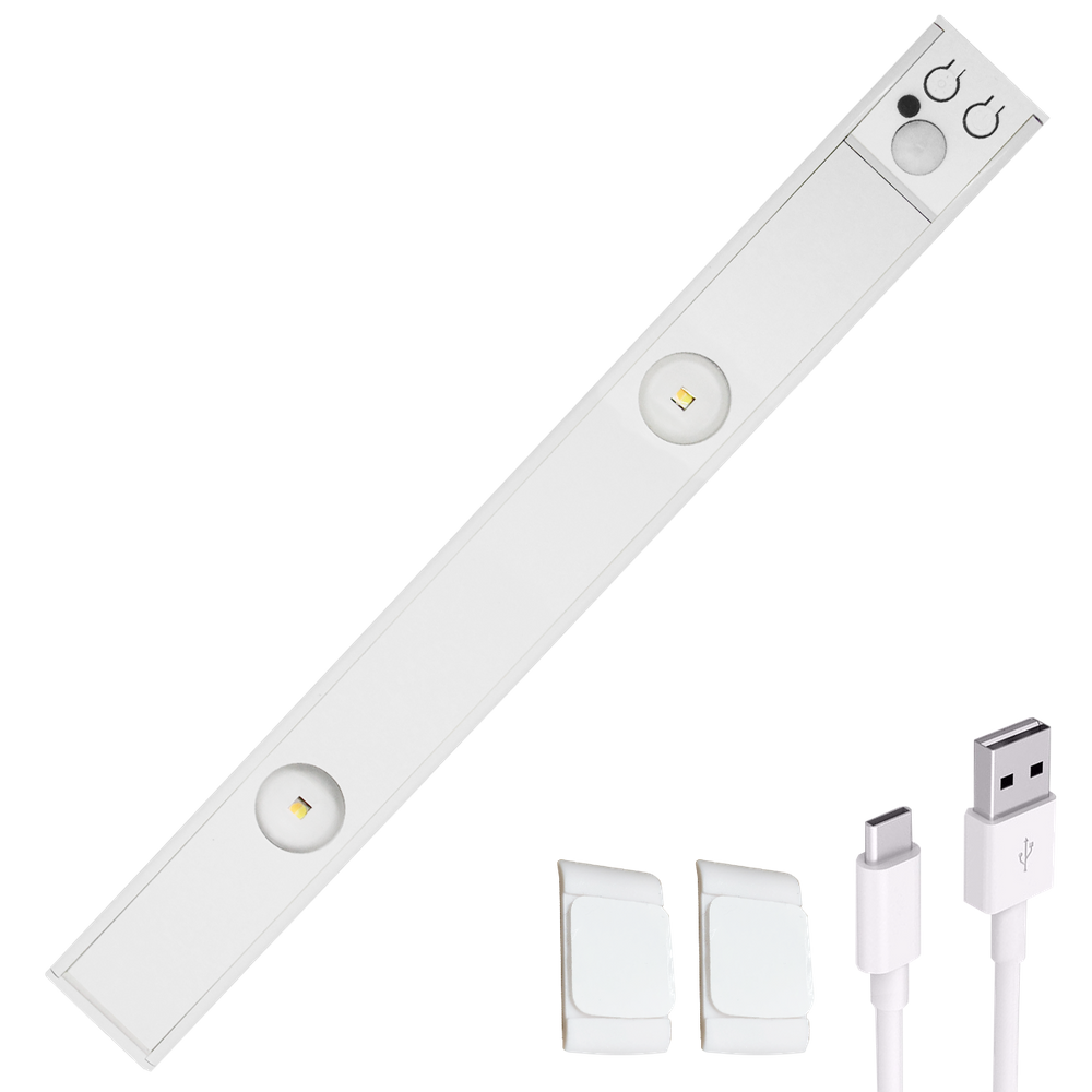 Luminária Led Sensor Presença Dimerizável Recarregável 30cm