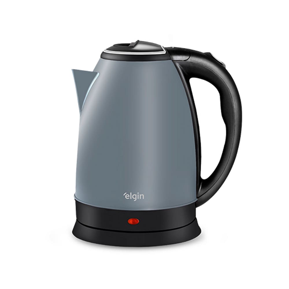 Chaleira Elétrica Elgin 220V Garrafa Térmica 1,8 Litros Com Desligamento Automático Cinza