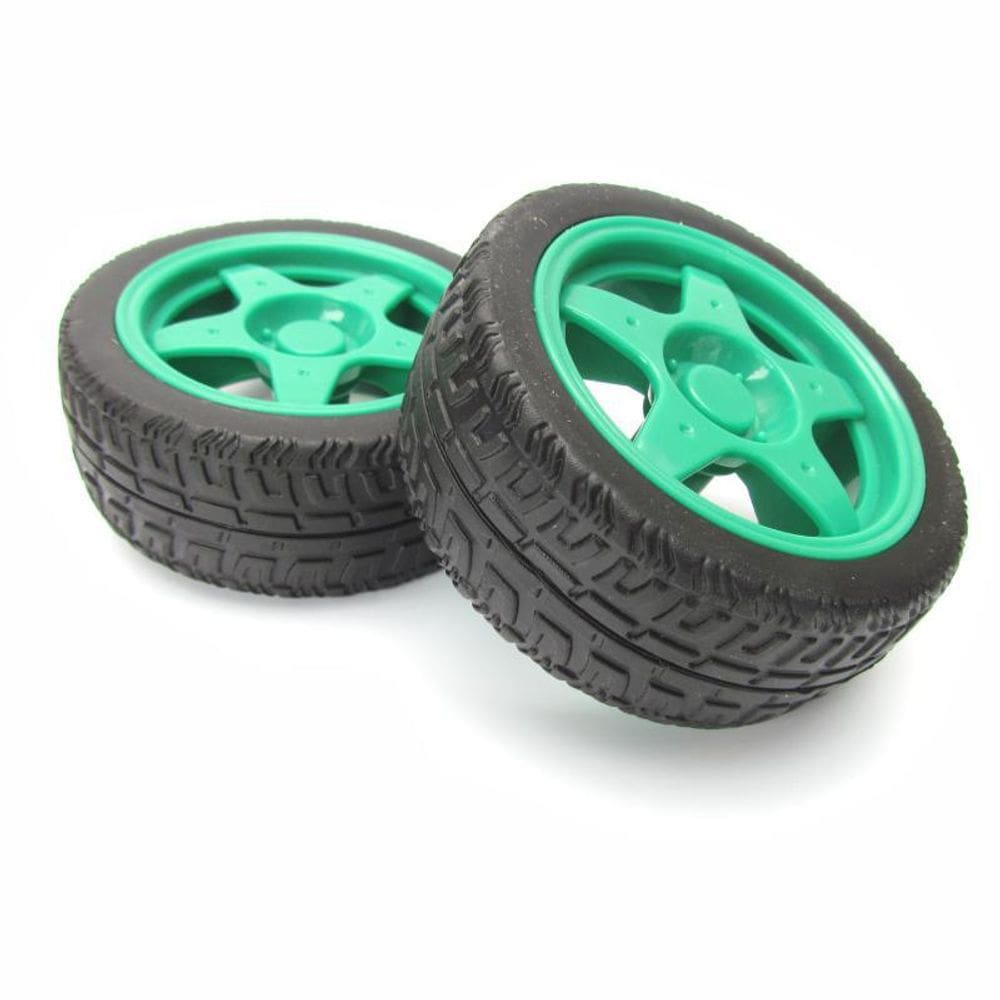 Roda 65mm p/ Robótica Arduino - Seguidor de Linha