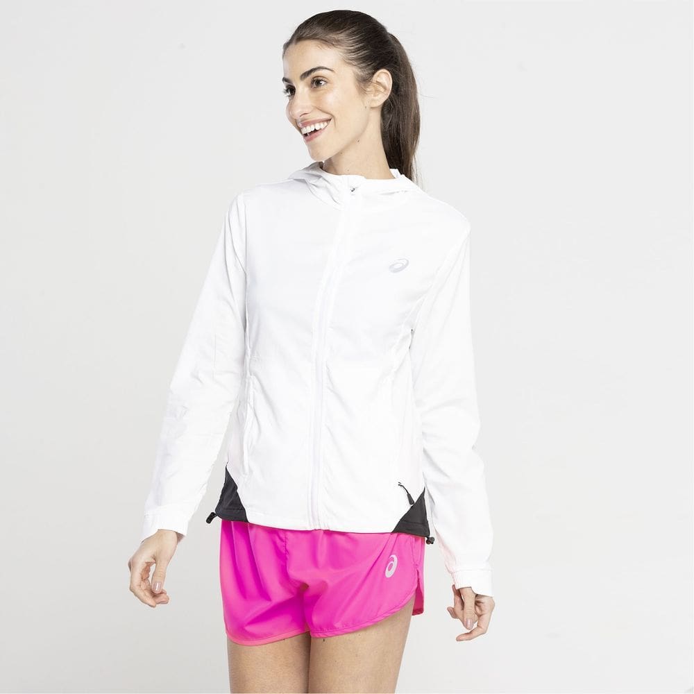 Jaqueta Feminina ASICS com Capuz Icon Packable