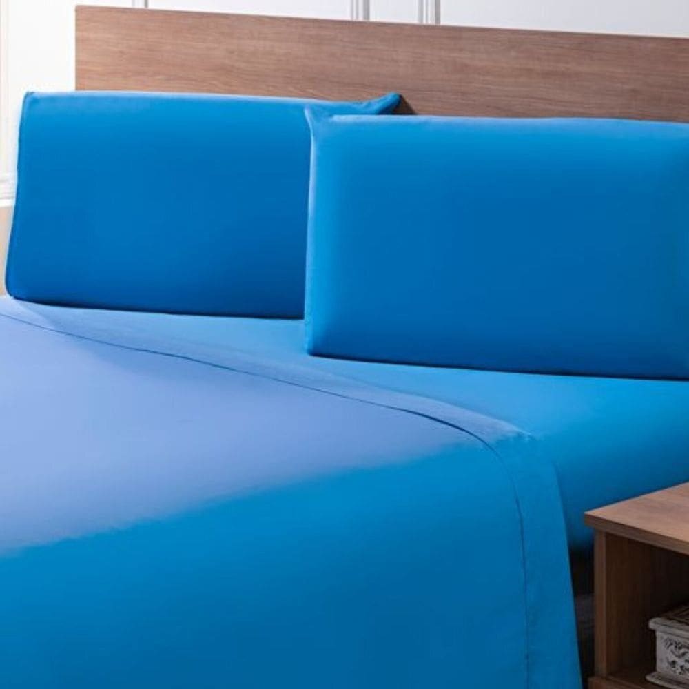 Jogo de Cama Percal Soft 300 Solteiro Indigo