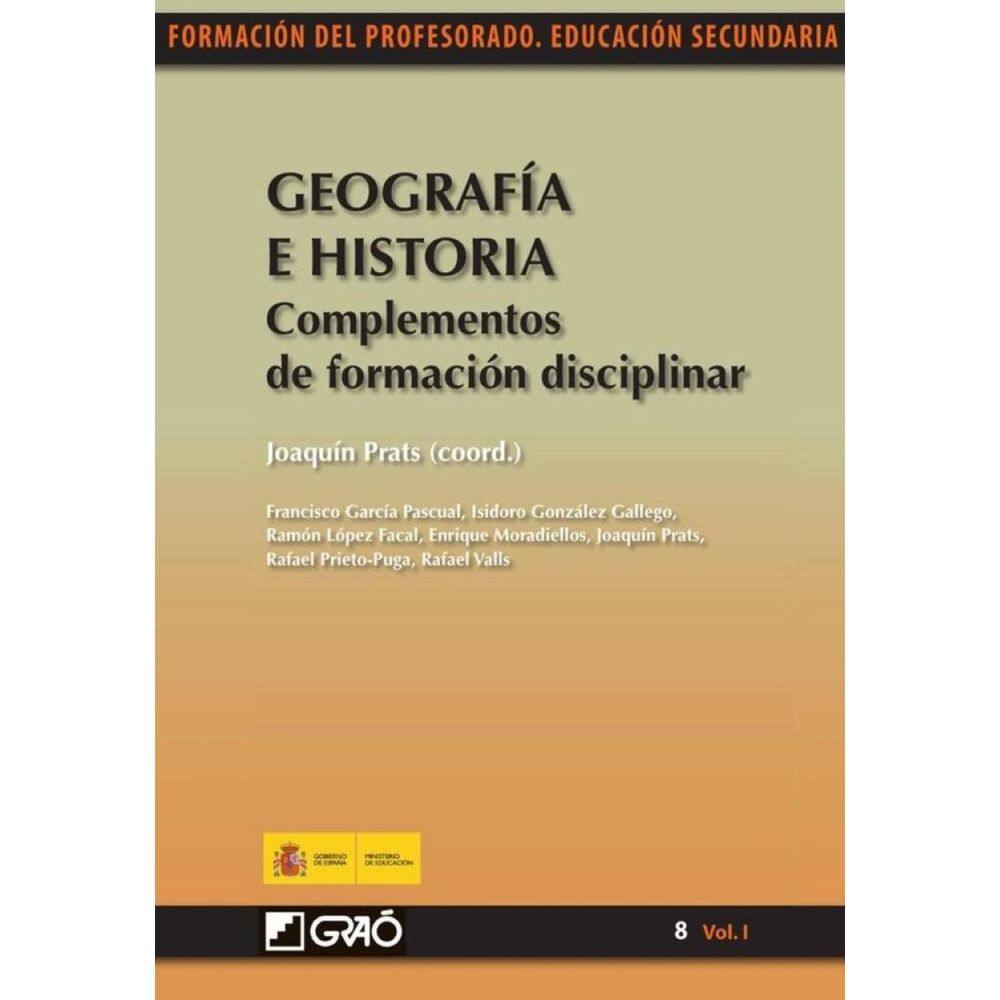 Geografía e Historia. Complementos deformación disciplinar - Espanhol