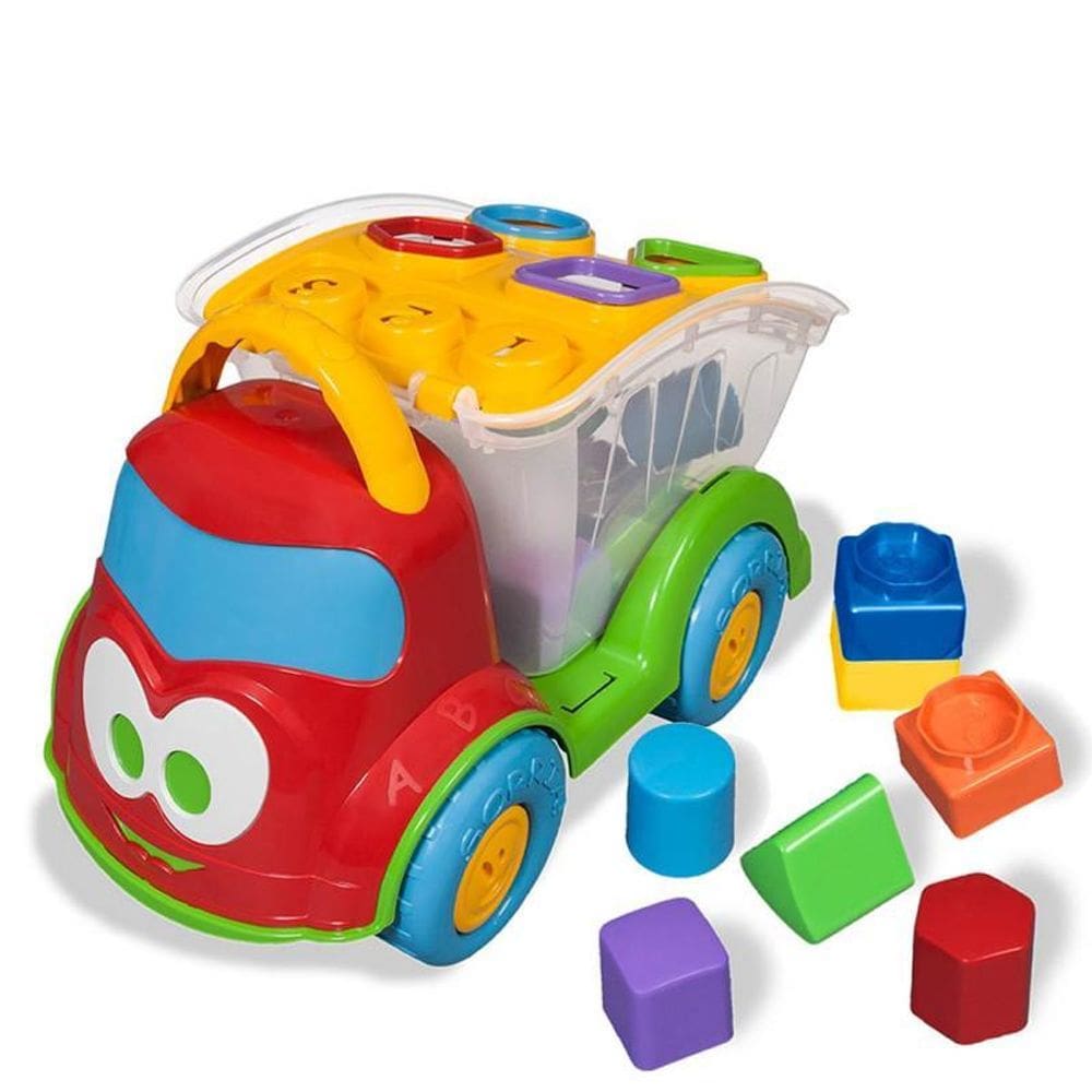 Caminhão Caçamba Infantil Didático Educativo Presente