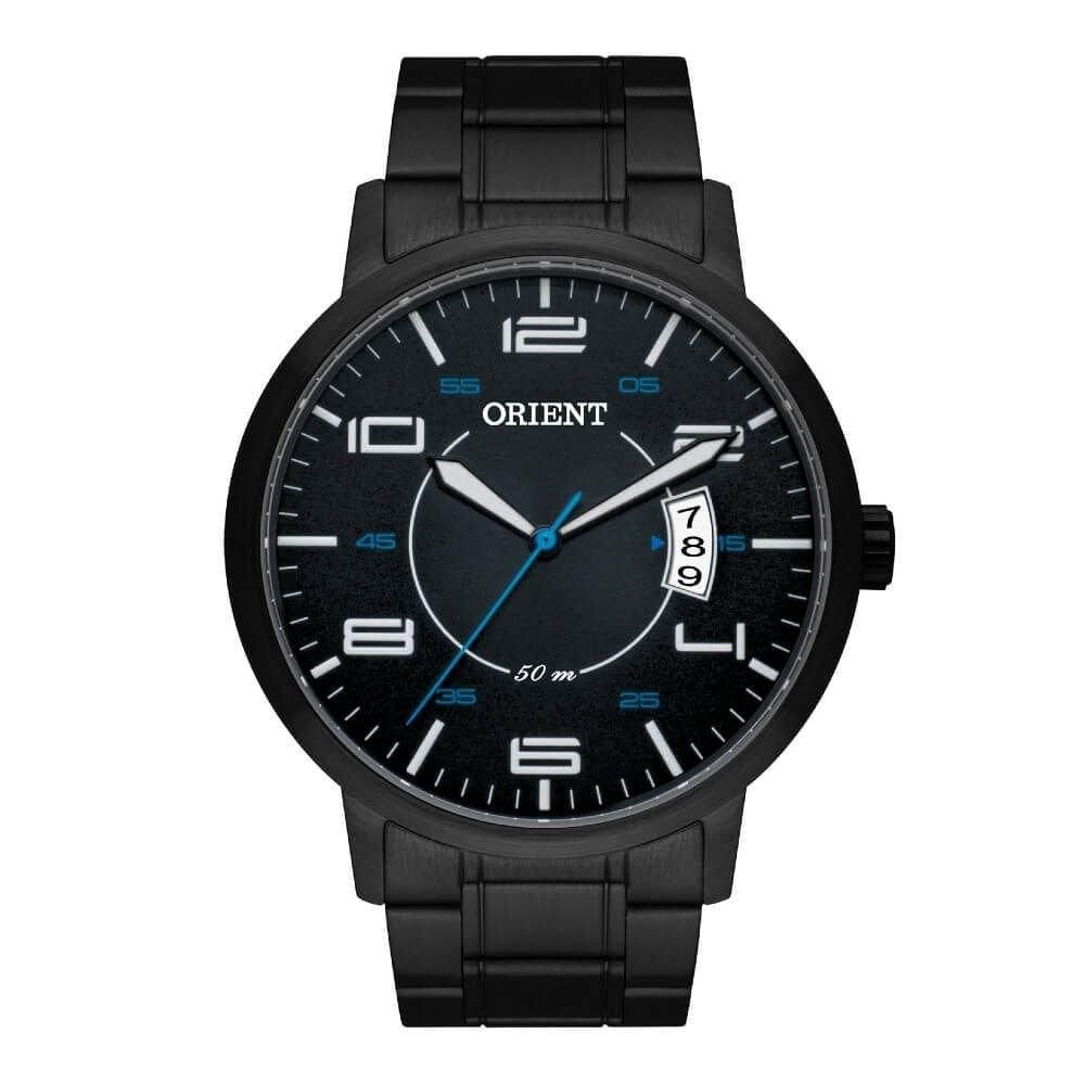 Relógio Todo Preto Orient Masculino Mpss1029