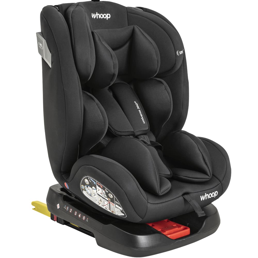 Cadeirinha para Carro Kiddo Universe 360 ISOFIX 0 a 36Kg Preta