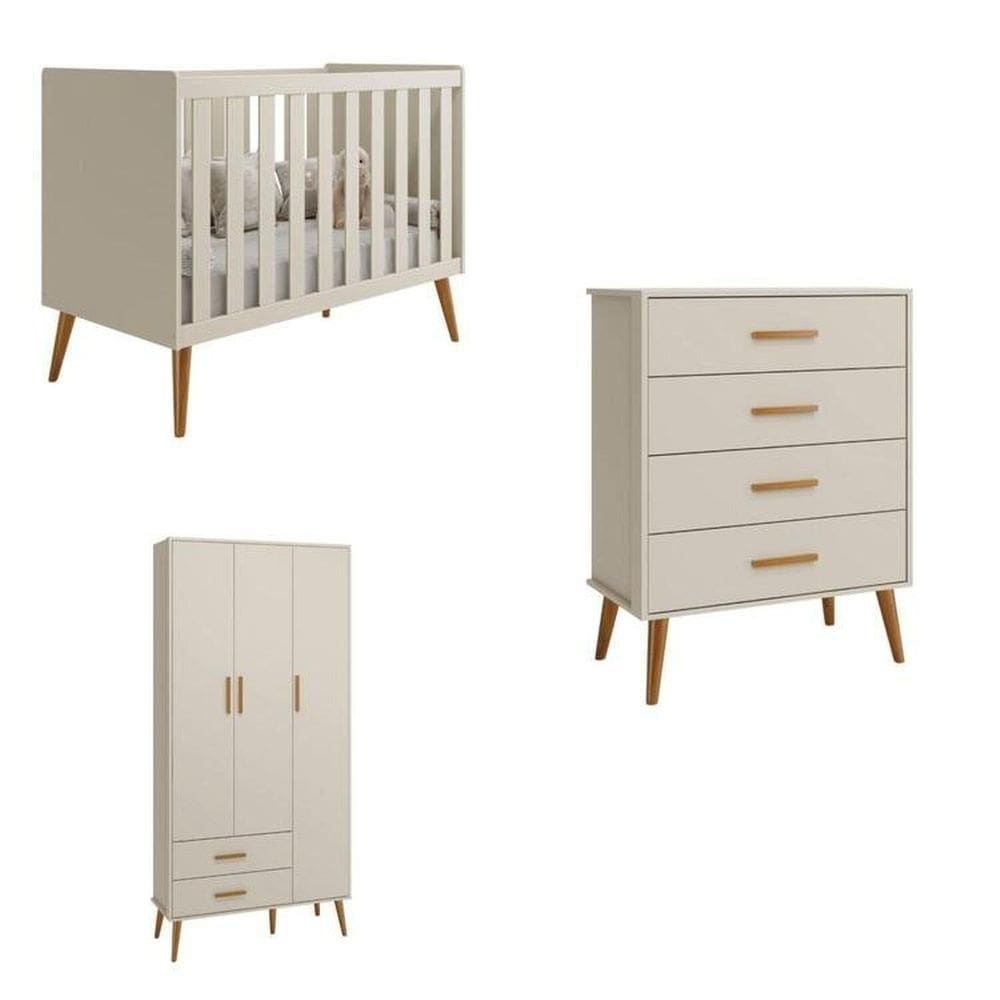 Quarto Infantil Completo Isis Areia