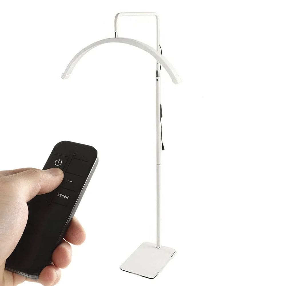 Luminaria Piso Led 36w Meia Lua Arco Estestica Dentista Cilios Maquiagem Estudio Tatuagem Salao Beleza