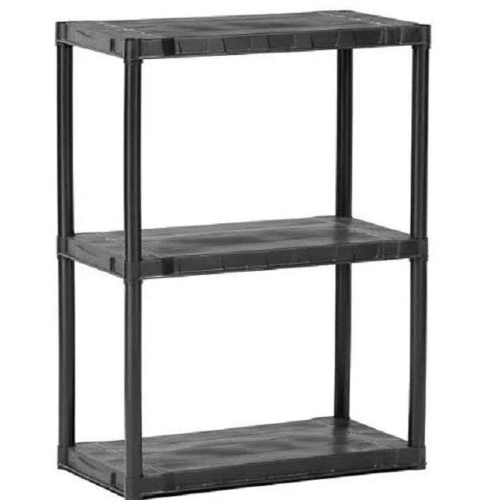 Estante Plástica Montável 3 Prateleiras 75x55x25 cm