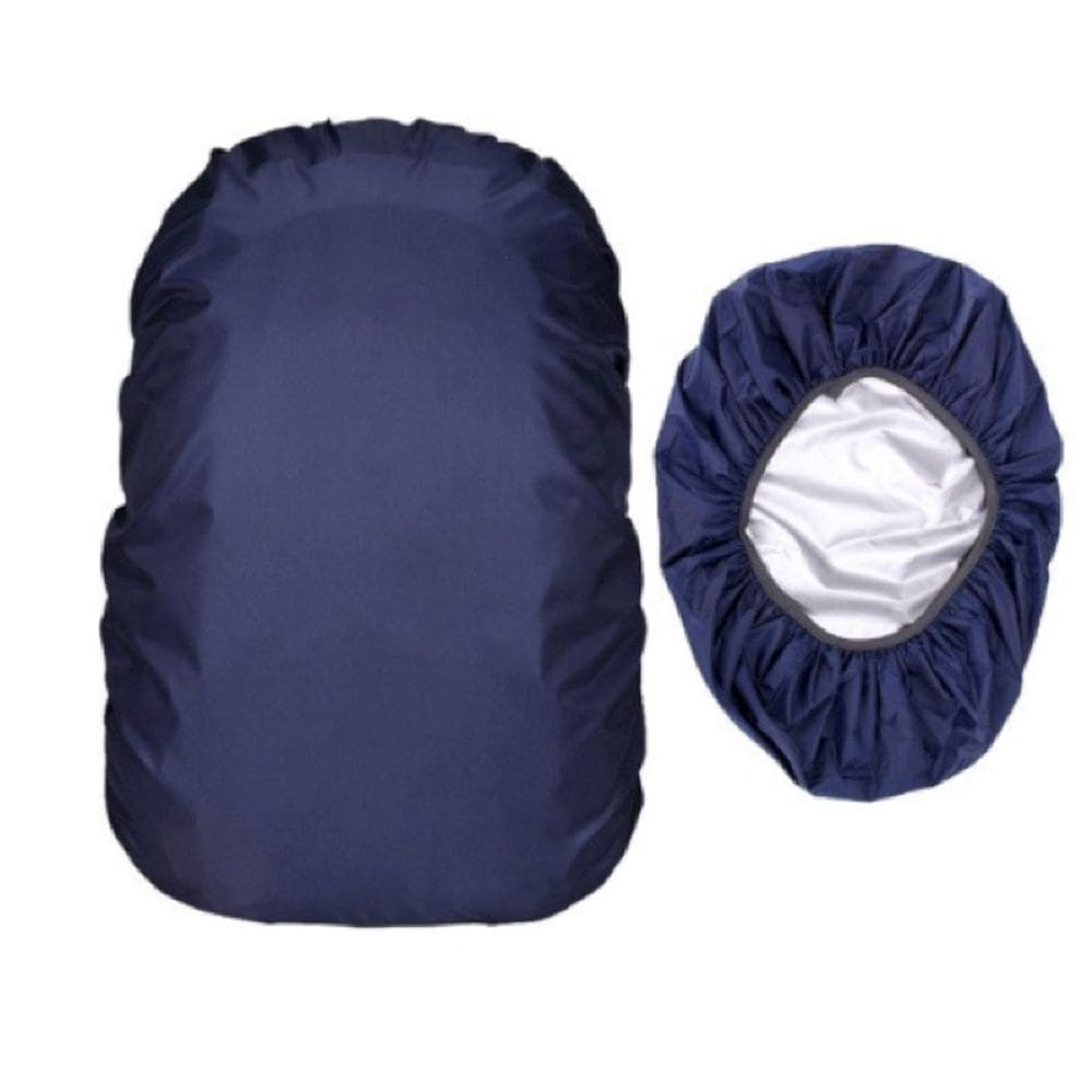 Capa Mochila Impermeável Proteção Chuva Média Azul Marinho