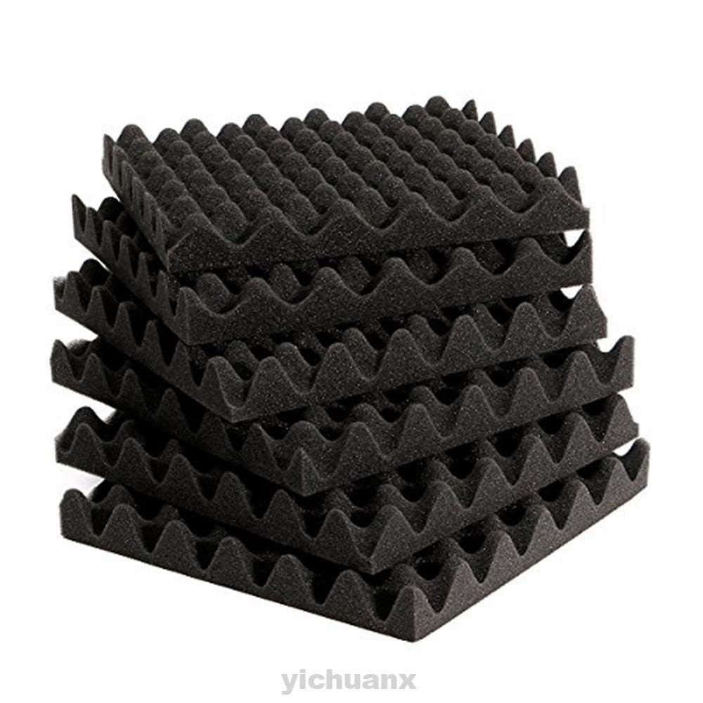 Espuma Acústica Kit 8 Unidades 50X50X3,5Cm Área Interna