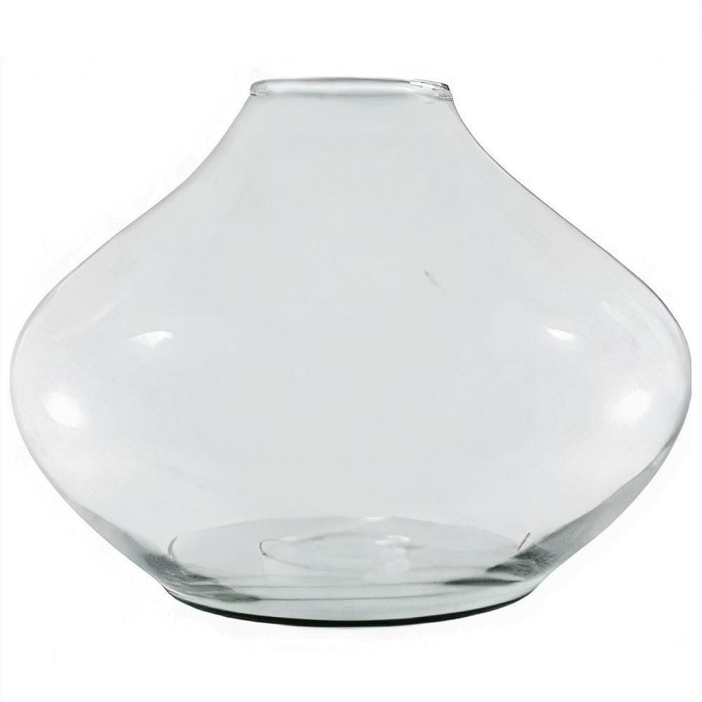 Vaso De Vidro Bojudo Decorativo Para Arranjos De Flores