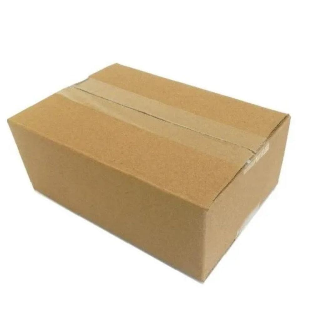 Caixa de Papelão Ondulado Pardo 16x11x6 cm - 100 Unidades