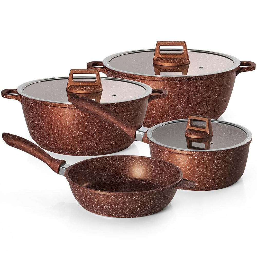 Jogo de Panelas 4 Peças Cobre Graniflon Moda do Chef