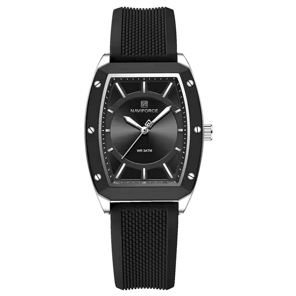 Relógio de Quartzo para Mulheres Design Tonneau Esportivo Simples