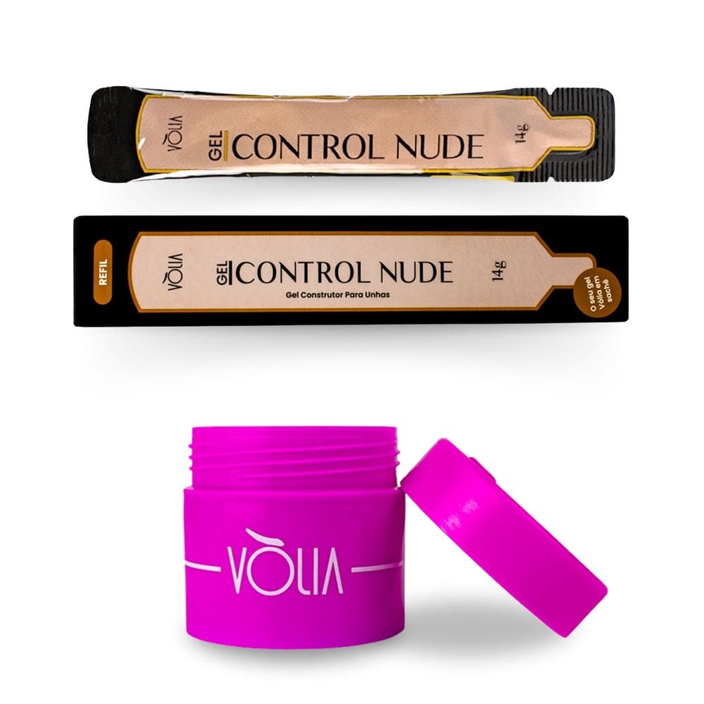 Sachê Refil Control Nude 14g + Pote ECO Reutilizável Vòlia