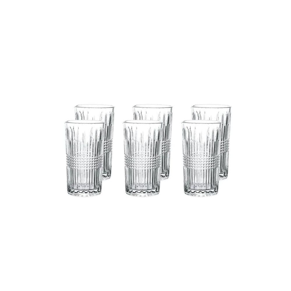 Jogo Copo Viena Haus Concept Vidro Brinox 360ml - Kit 6 Un