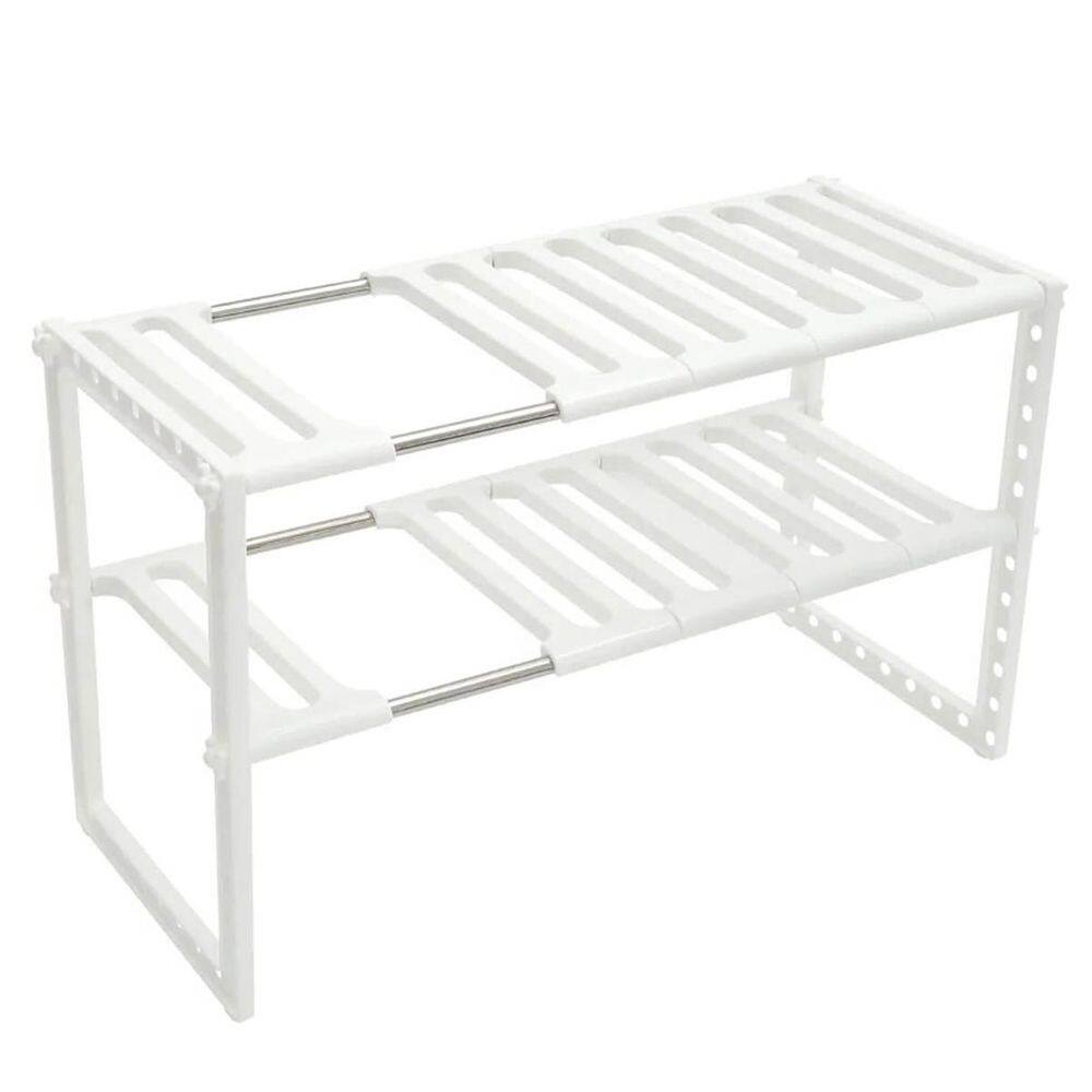 Organizador Rack Pia Cozinha Armario Extensivo Panela Multiuso 2 Prateleiras Mesa Objetos Livros Plantas