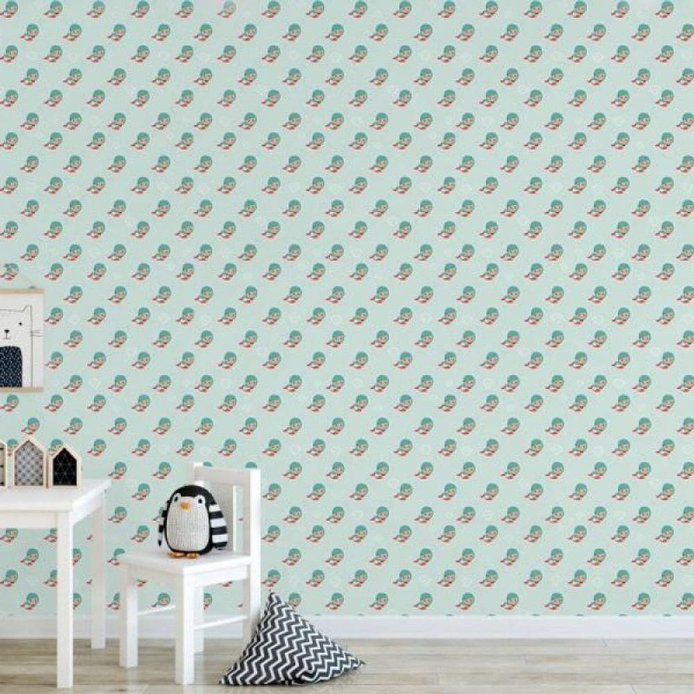 Papel de Parede Infantil Sereia Menina