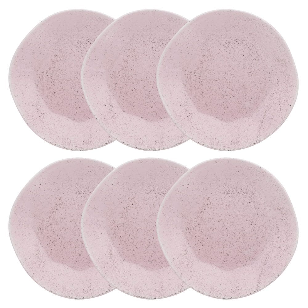 Conjunto de Pratos Rasos 06 Peças Prisma Schmidt