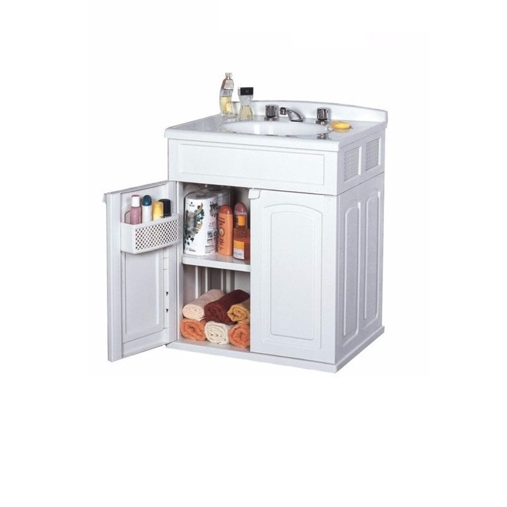 Gabinete com Cuba todo em Plástico GabMax Branco Astra