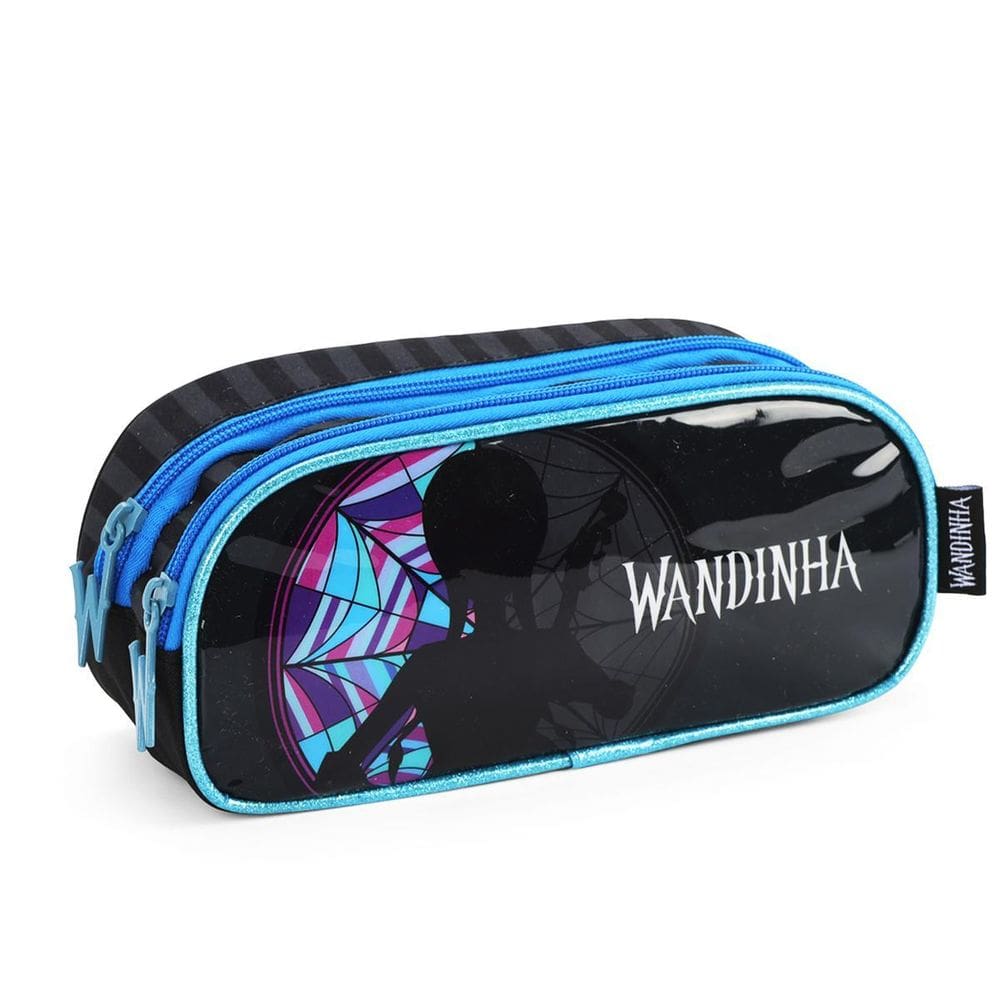 Estojo Escolar Wandinha  Preto
