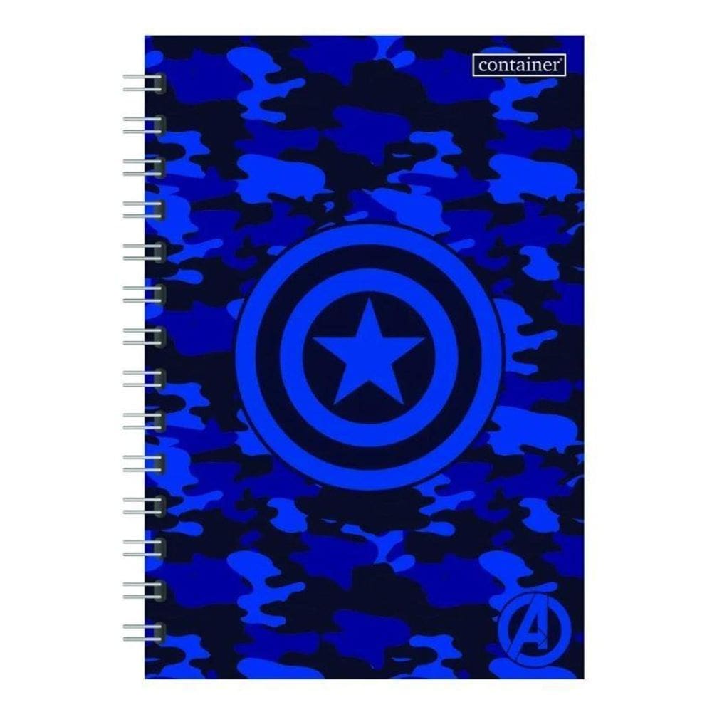 Caderno Capitão América Colegial College 80Fls 1 Matéria