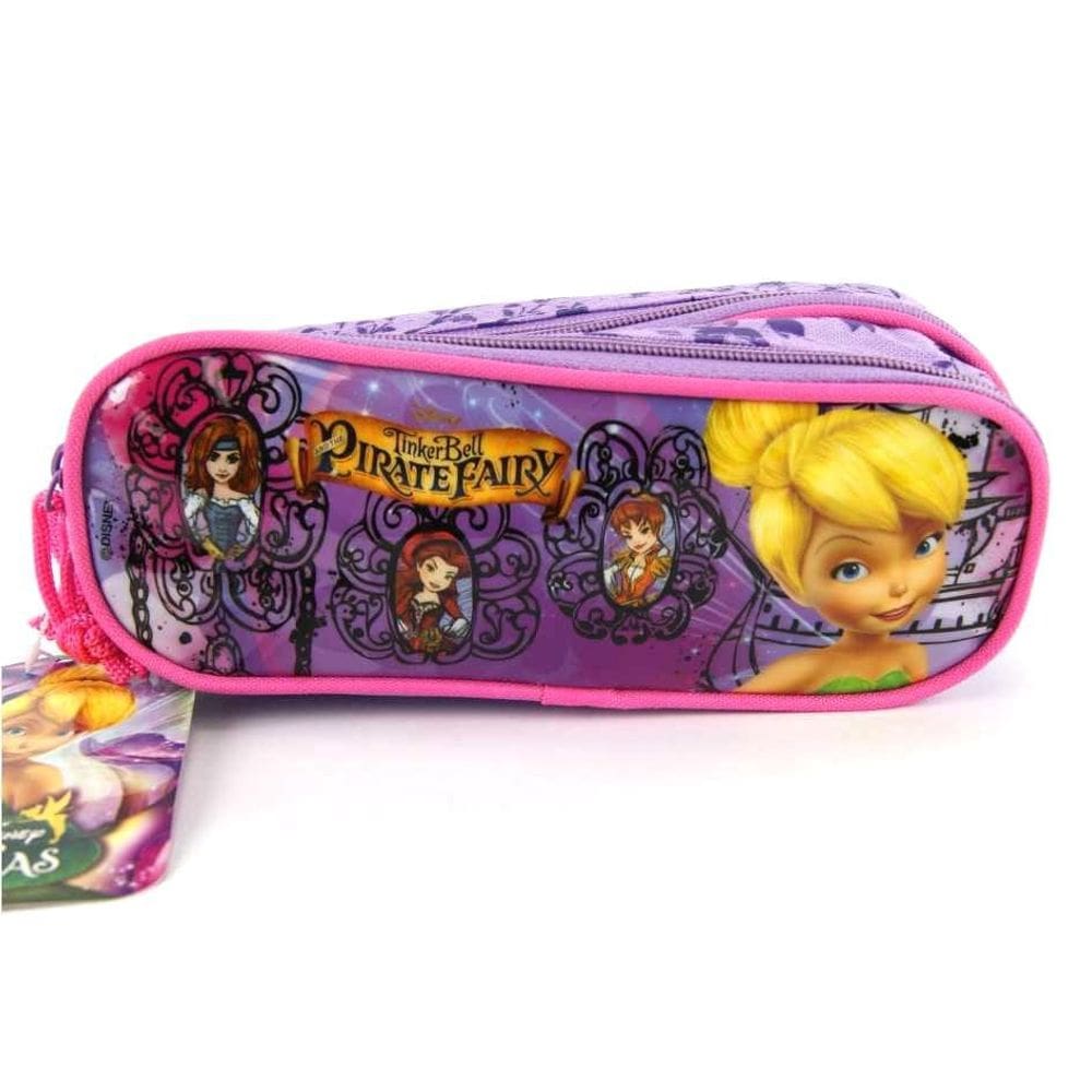 Estojo Escolar Tinker Bell Fadas Duplo 51464 Dermiwil