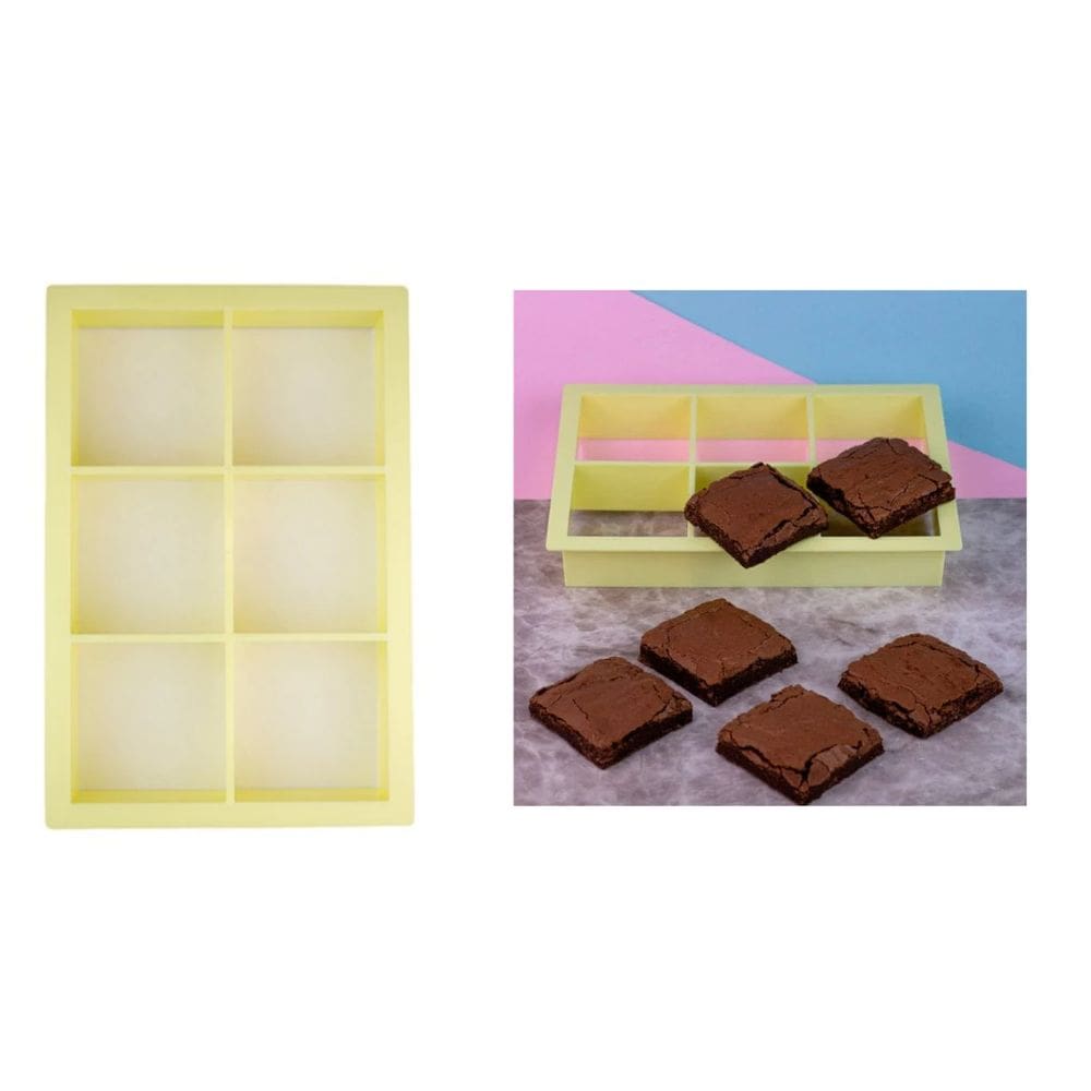 Cortador Brownie Quadrado 7x7cm Bluestar Por Ana Brownie Padronização e Produtividade