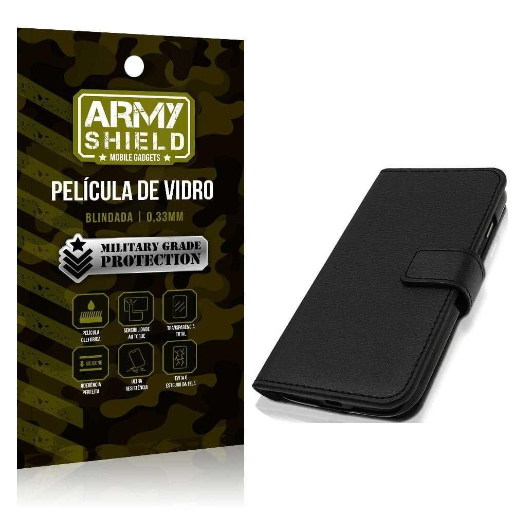 Capa Flip Carteira Samsung S23 Plus + Película 3D