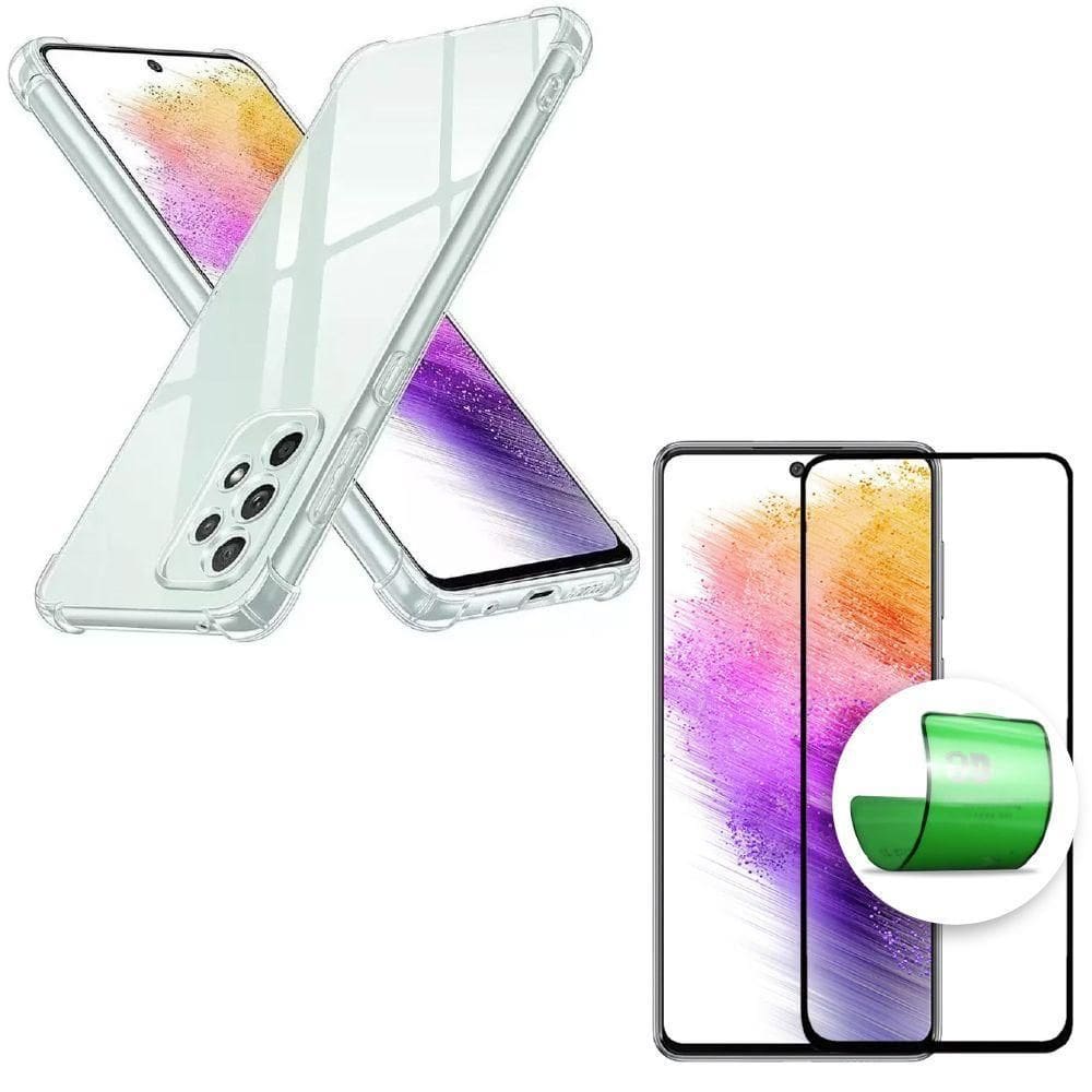 Capa Capinha + Película 9D Cerâmica Samsung A73