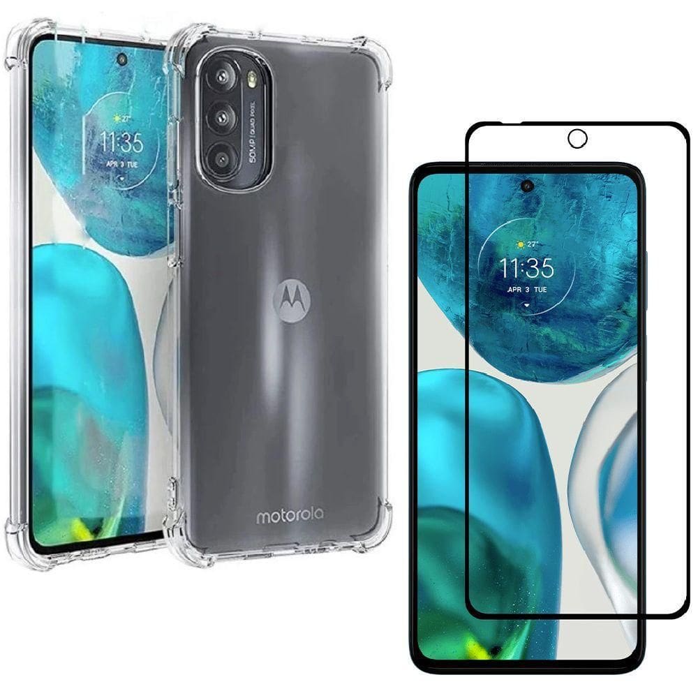 Capa Capinha Moto G52 + Película De Vidro 3D