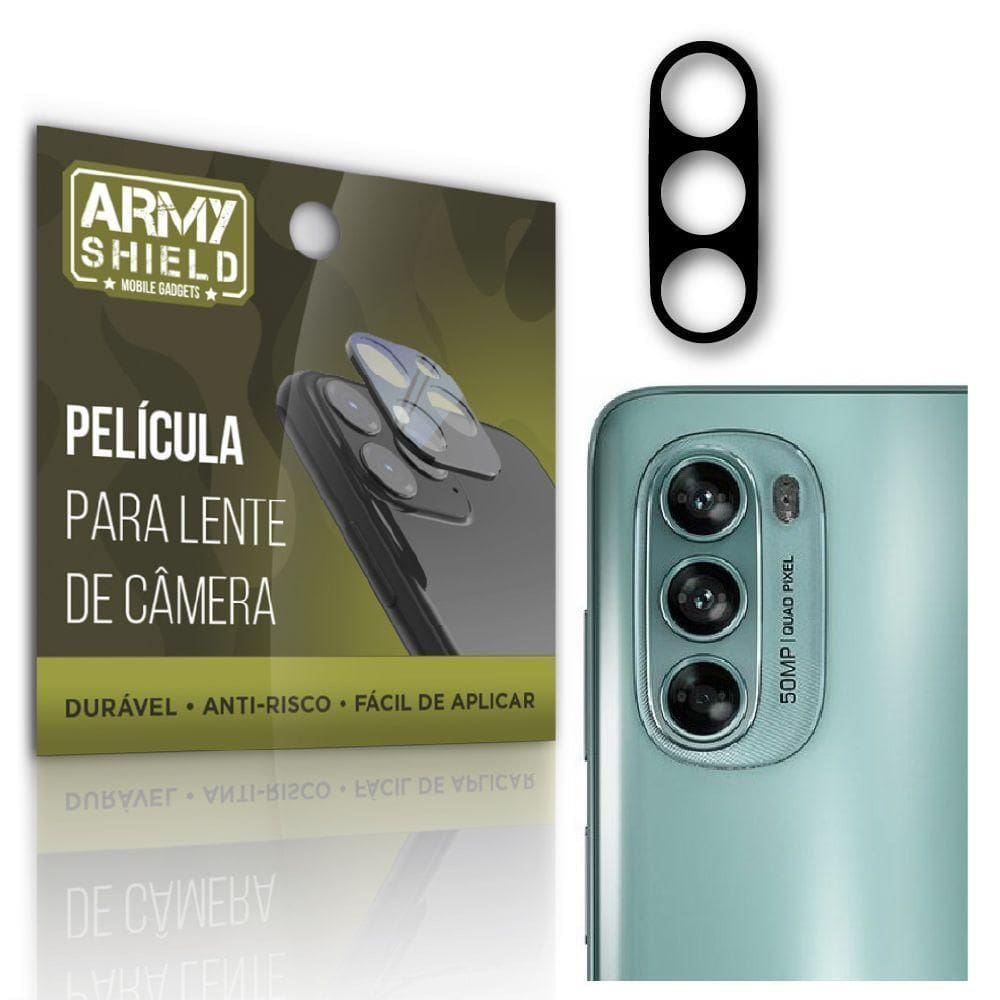 Película De Câmera Moto G62 Anti Risco Armyshield