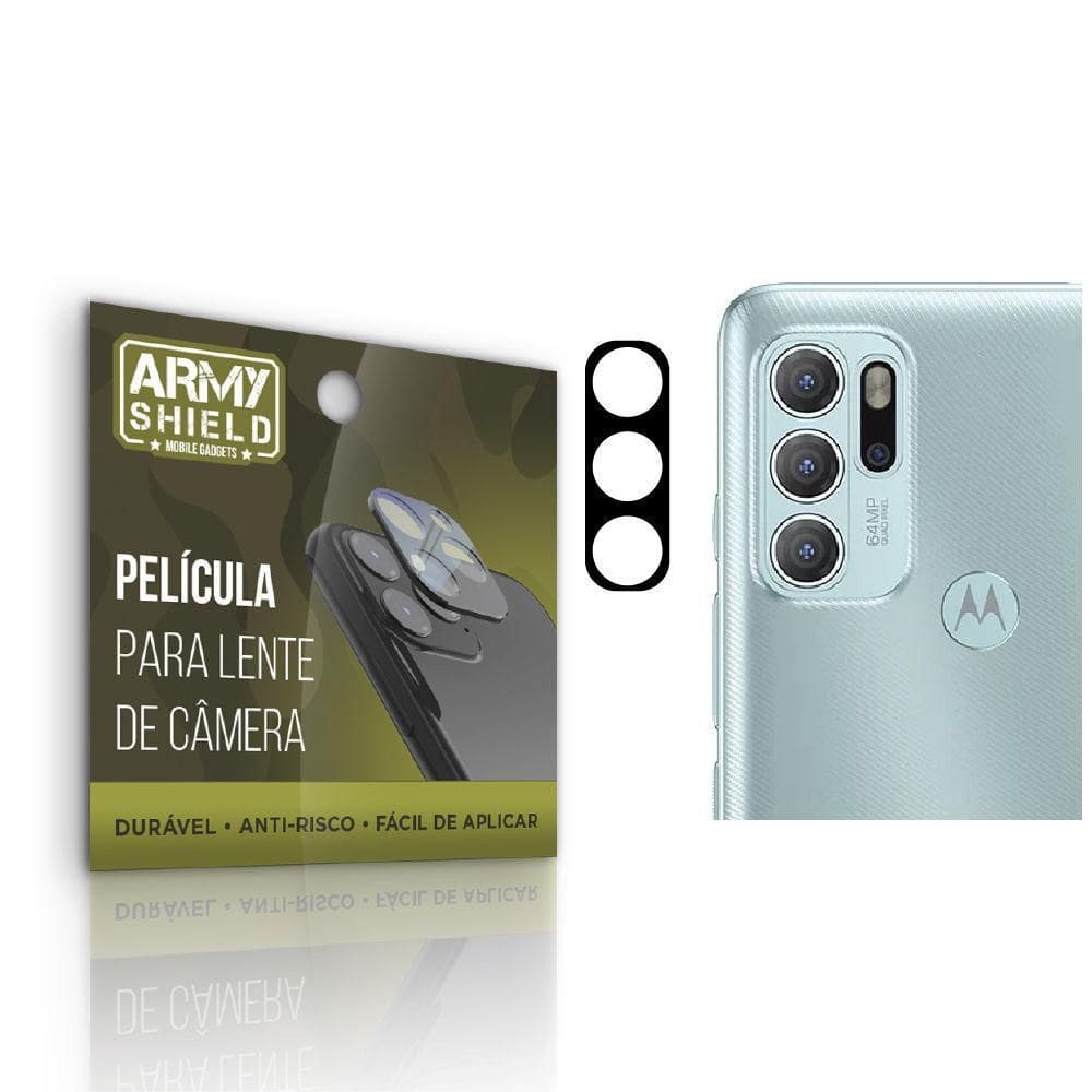 Película De Câmera Moto G60S Anti Risco - Armyshield