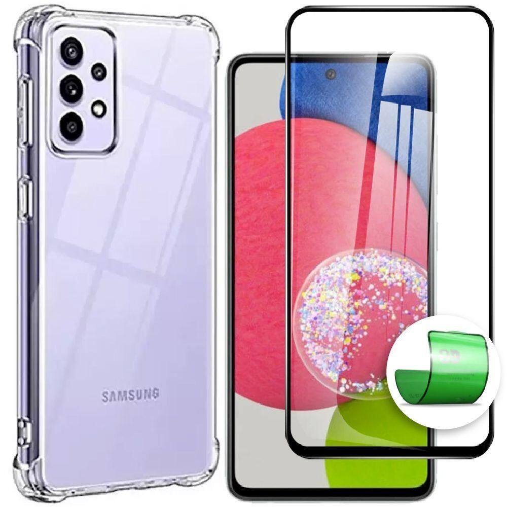 Capa Capinha + Película 9D Cerâmica Samsung A52S