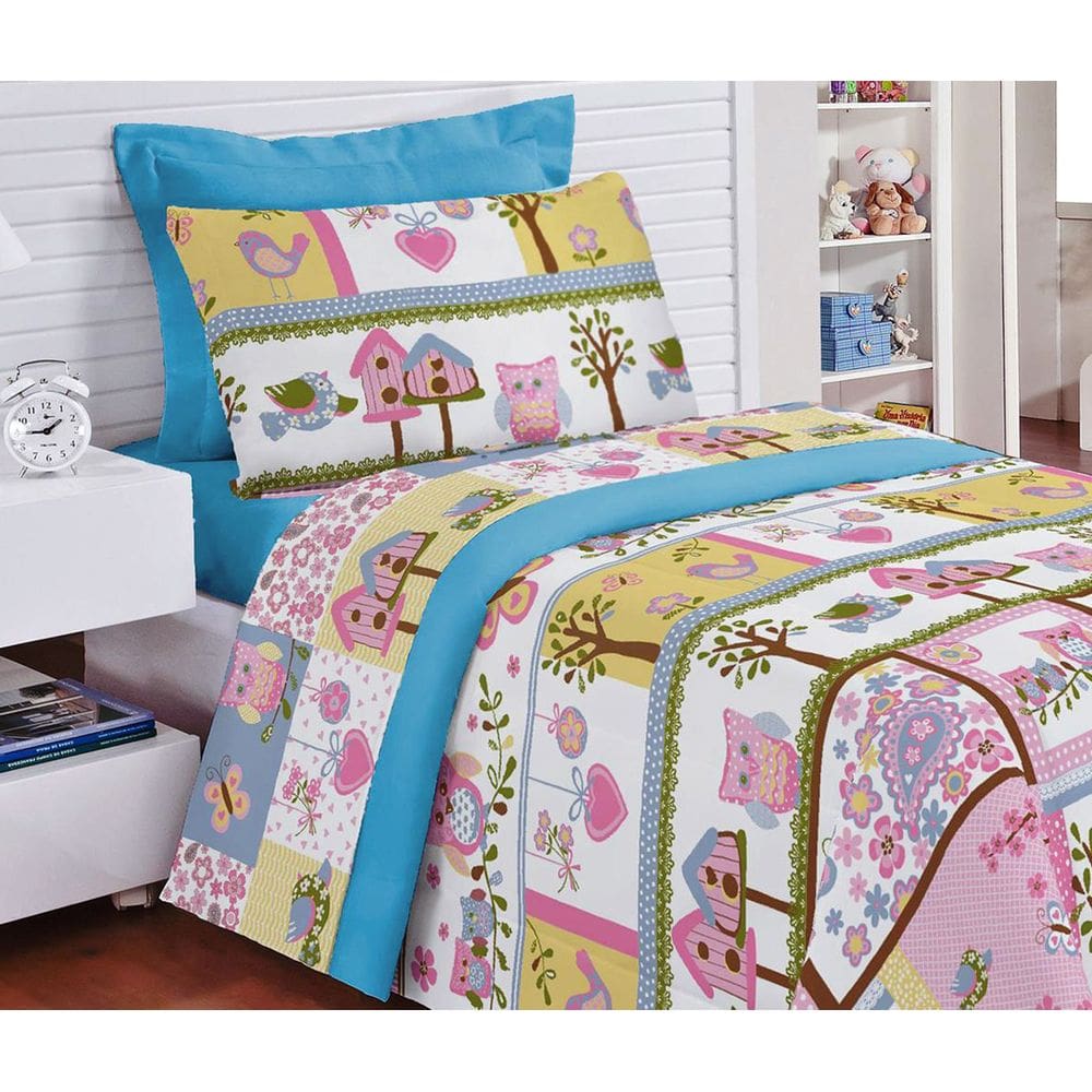 Roupa de Cama Solteiro Day by Day 03 Peças - Dorothy