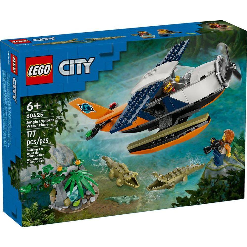 Blocos de montar - Lego City - HidroAviao Explorador da Selva LEGO DO BRASIL