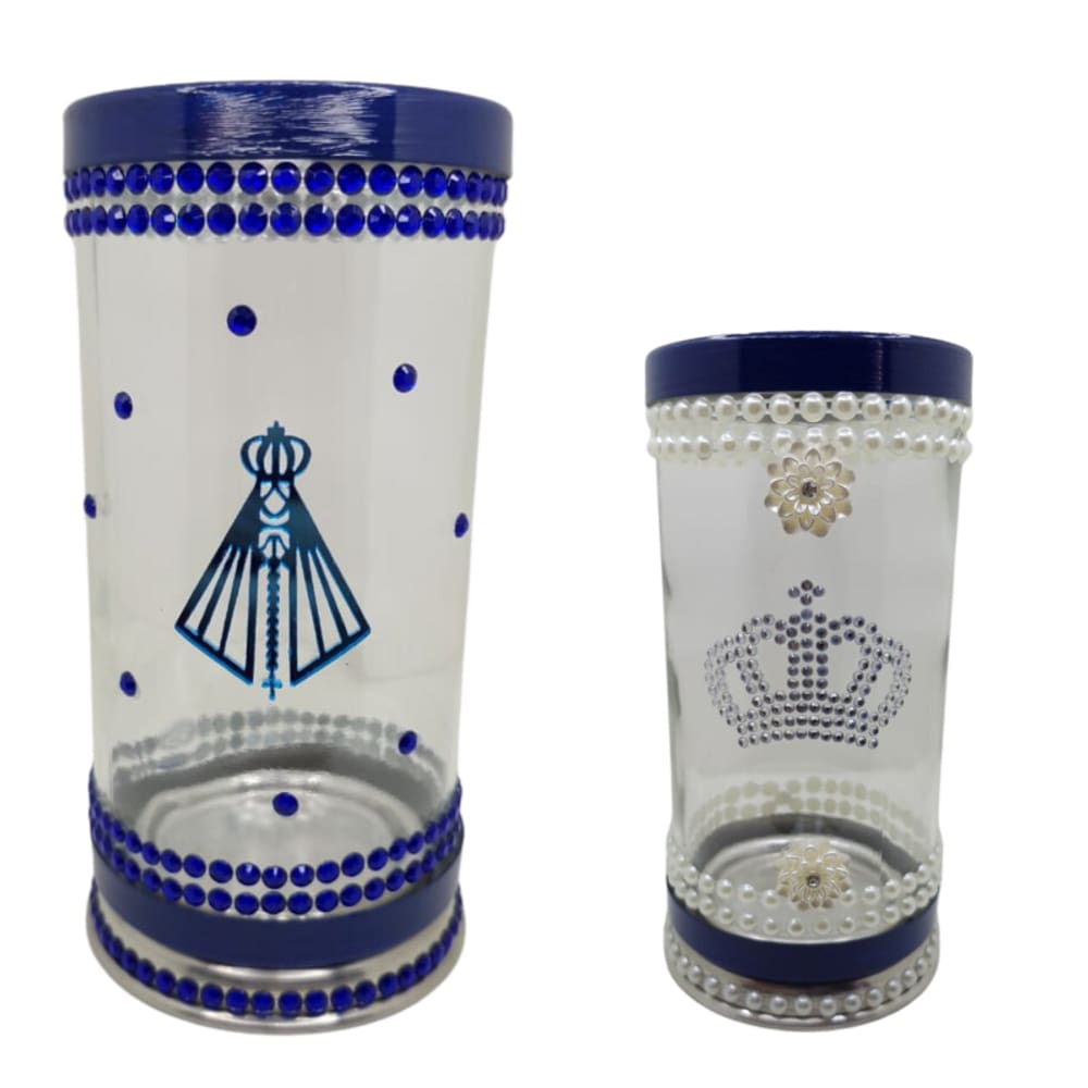 Porta Vela 7 Dias 18 cm Nossa Senhora Aparecida - Selecione