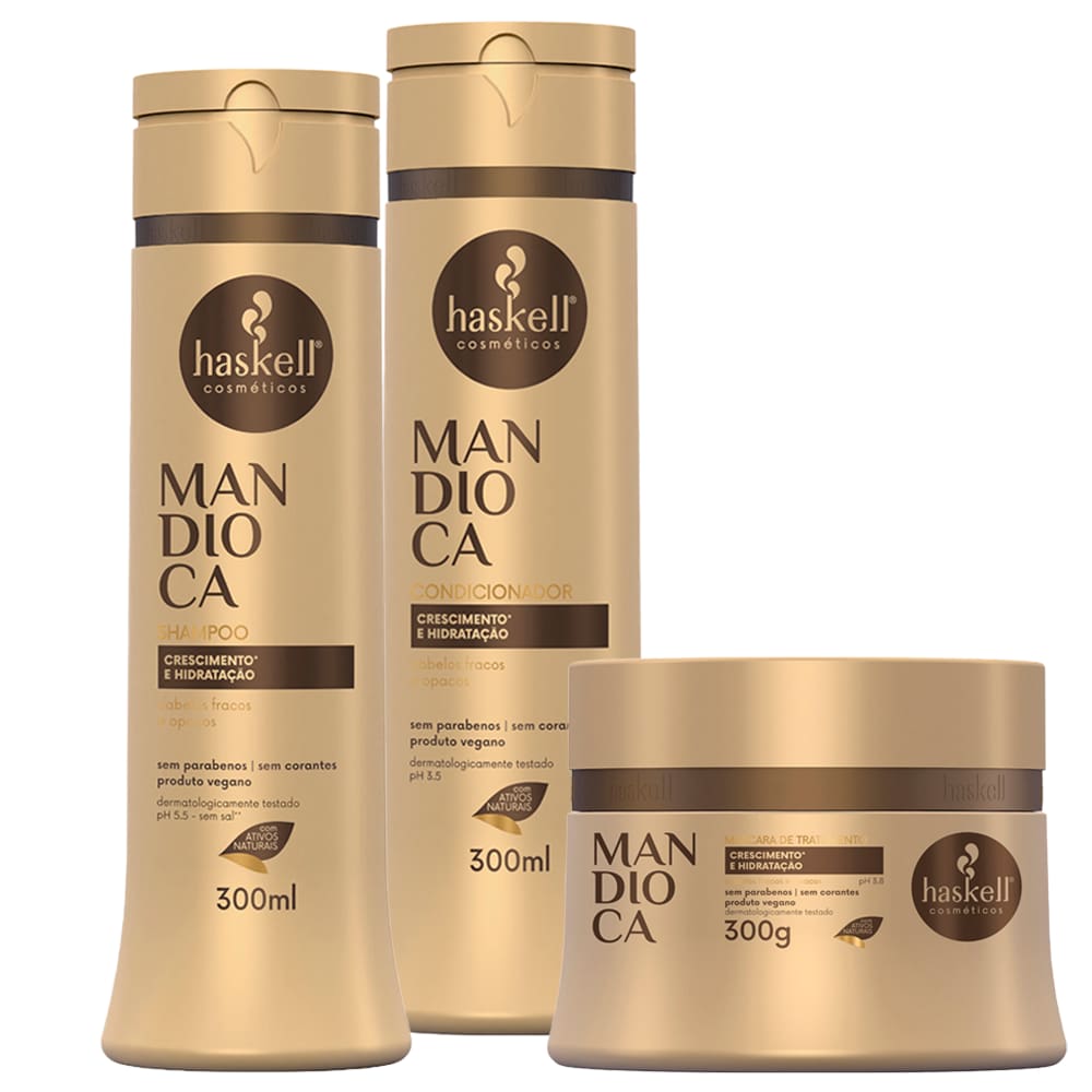 Kit Haskell Mandioca Trio (3 Produtos)