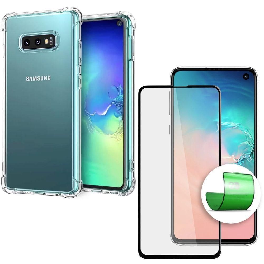 Capa Capinha + Película 9D Cerâmica Samsung S10E